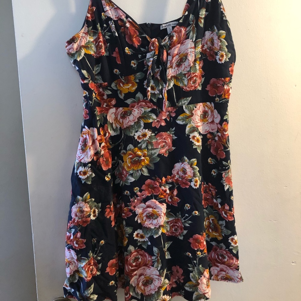 Floral mid length dress
